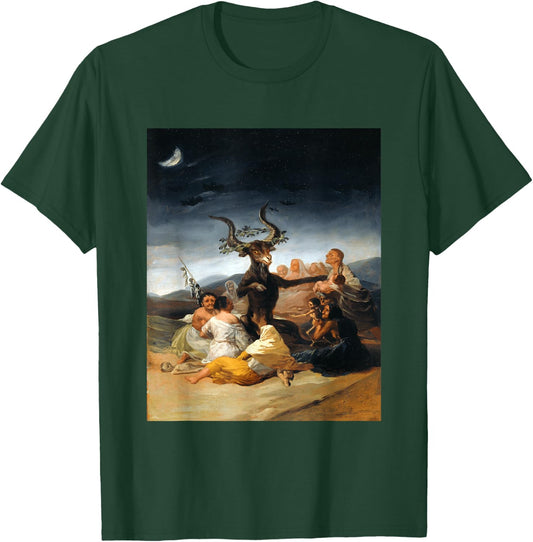 Witches' Sabbath by Francisco de Goya T-Shirt - T-Shirt | Forest