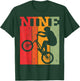 9th Birthday Boys 9 Year Old Nine BMX Bike racing bicycle T-Shirt - T-Shirt | Forest