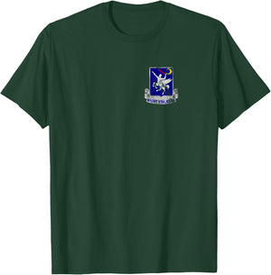 160th SOAR - Nightstalkers DUI - Distressed Worn Look T-Shirt - T-Shirt | Forest