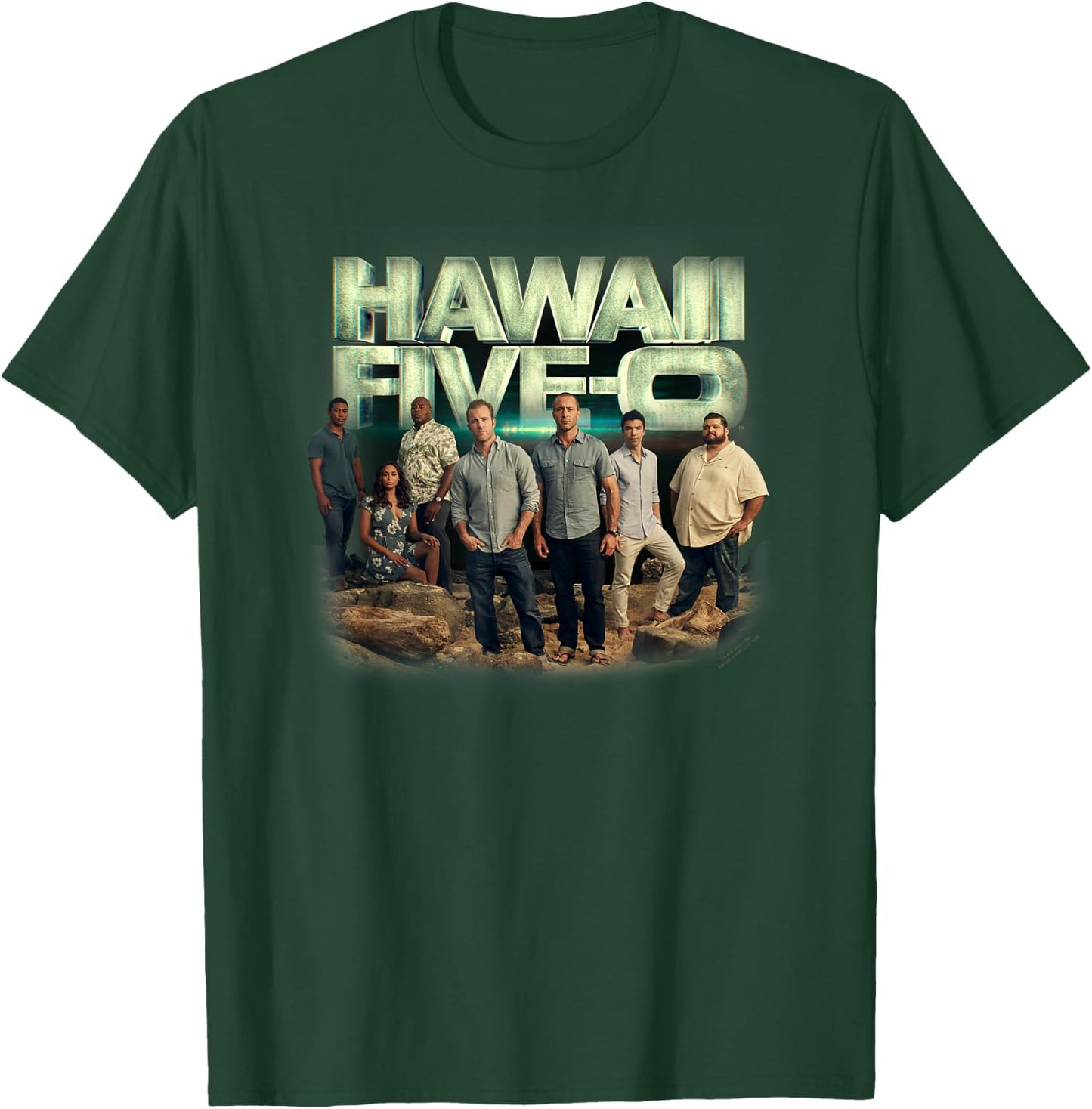 Hawaii Five-O Cast T-Shirt - T-Shirt | Forest