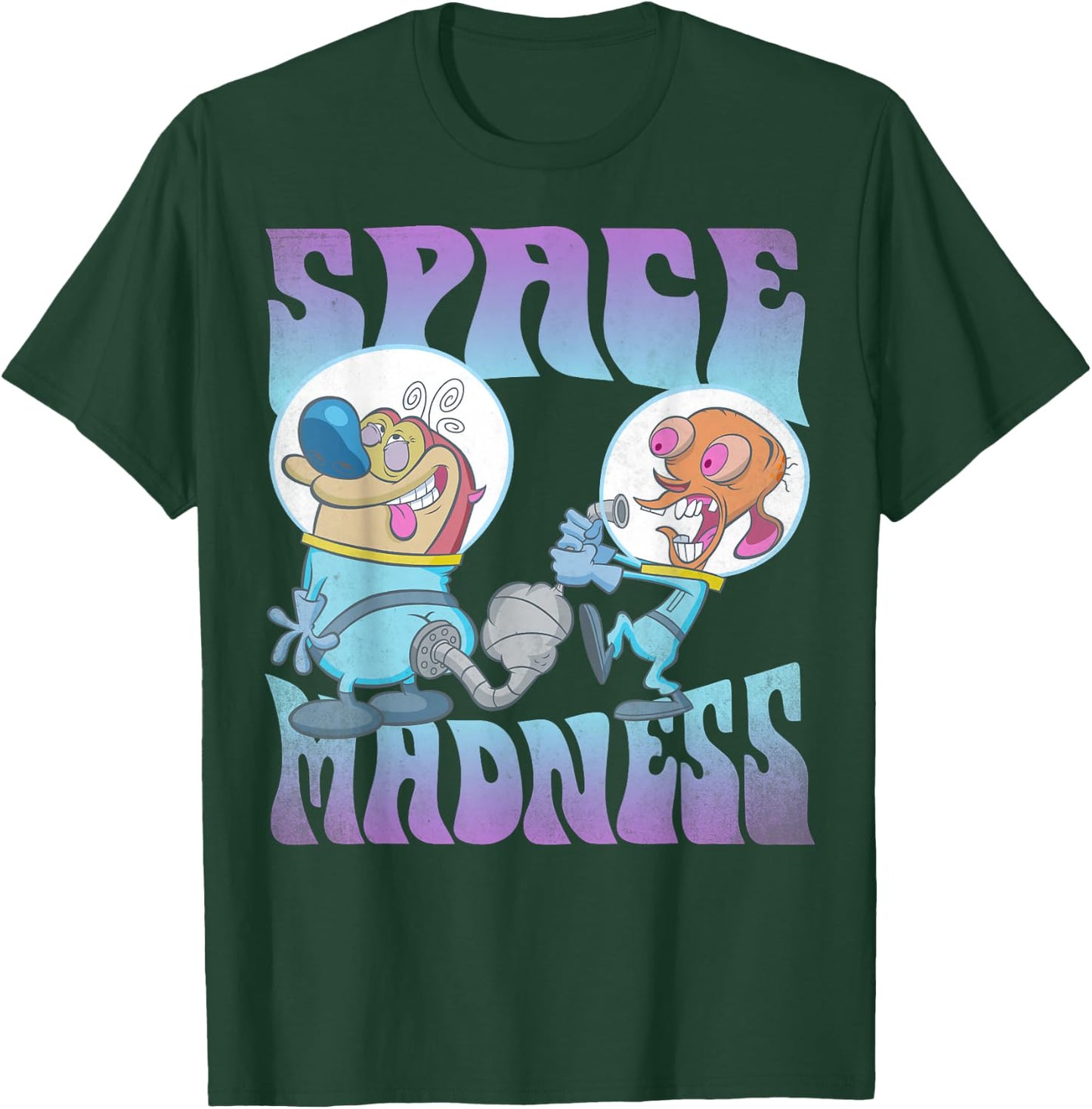 Ren and Stimpy Space Madness Astronaut T-Shirt - T-Shirt | Forest