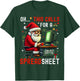 oh this calls for a spreadsheet,Santa analyst in christmas T-Shirt - T-Shirt | Forest