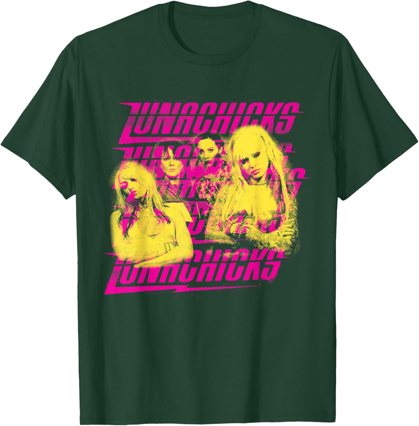Lunachicks - Official Merchandise - Group Photo T-Shirt - T-Shirt | Forest
