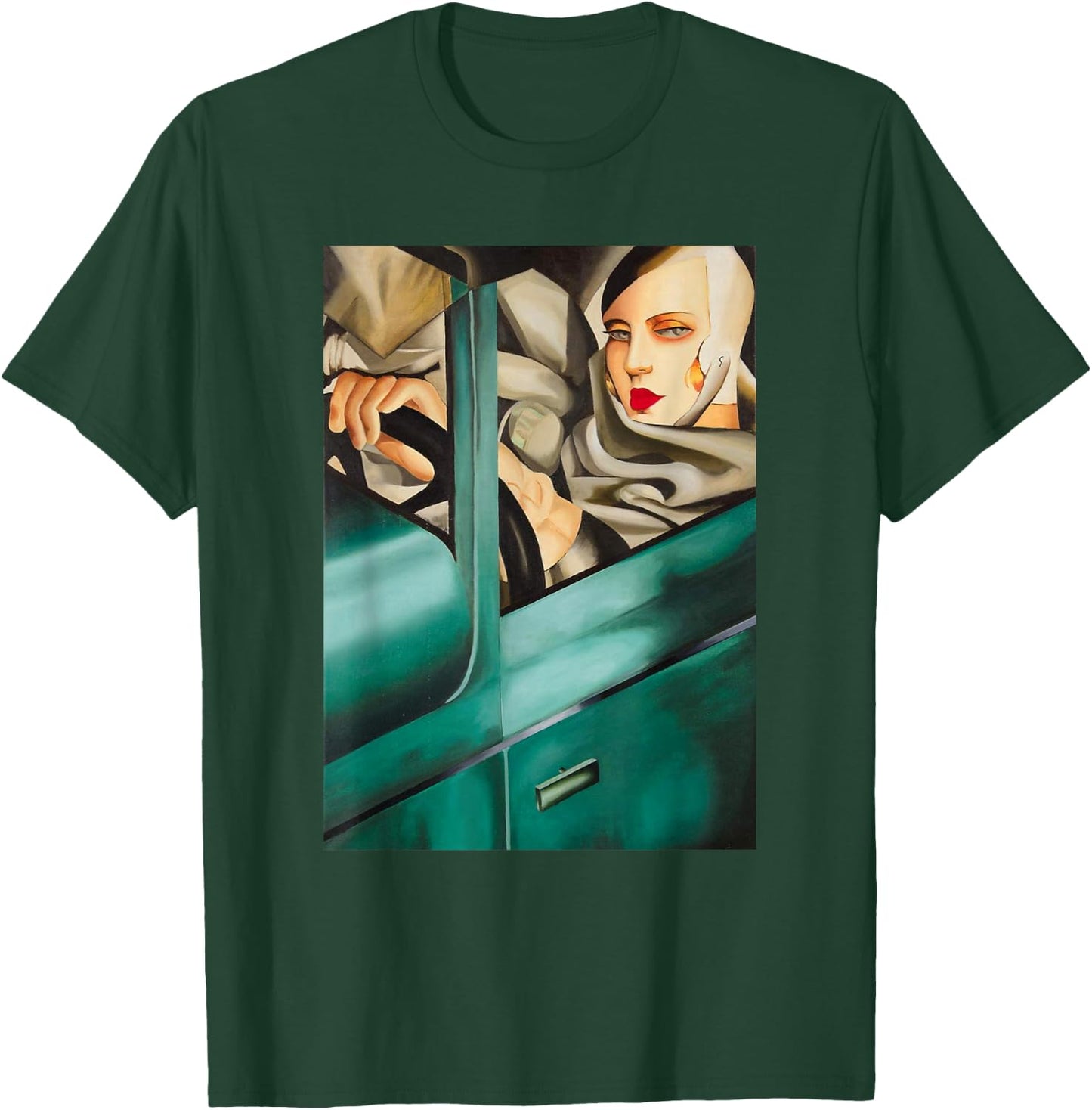 Painting by Lempicka Self-Portrait Autoportrait T-Shirt - T-Shirt | Forest
