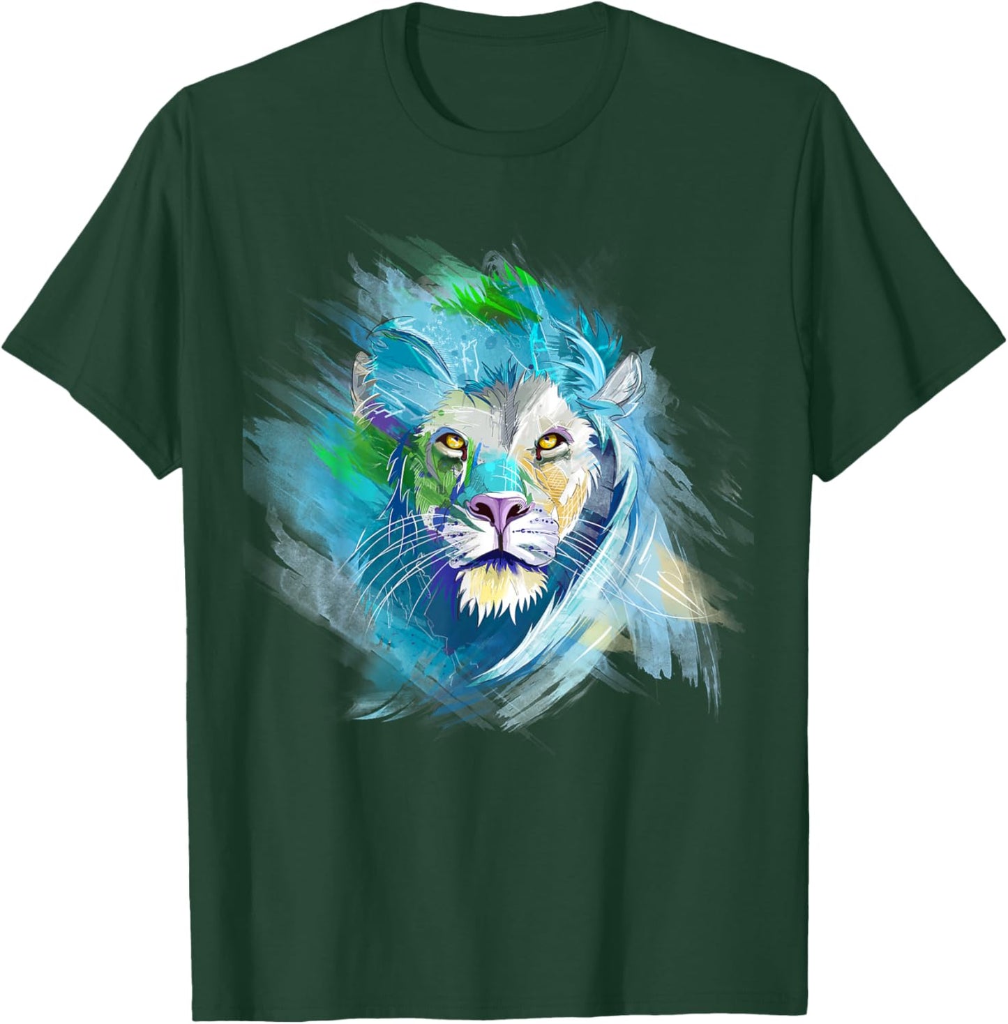 Lion Shirt Men Women Lion Lover Graphic Lion T-Shirt - T-Shirt | Forest