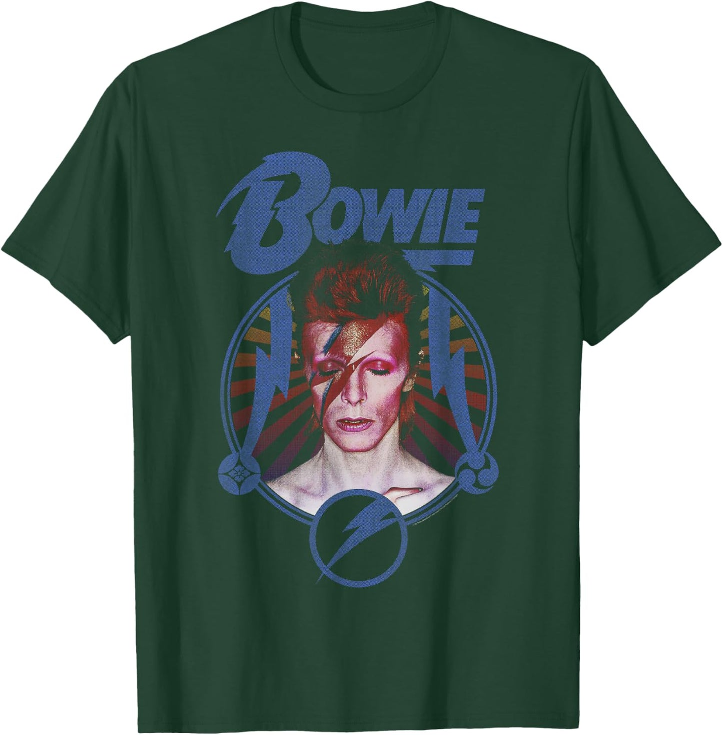 David Bowie - Blue Lightning T-Shirt - T-Shirt | Forest