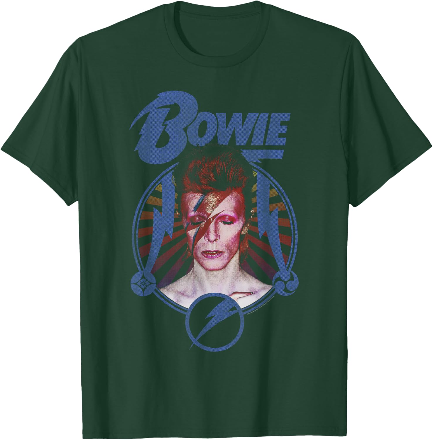 David Bowie - Blue Lightning T-Shirt - T-Shirt | Forest