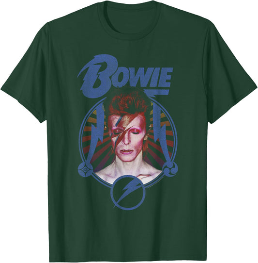 David Bowie - Blue Lightning T-Shirt - T-Shirt | Forest