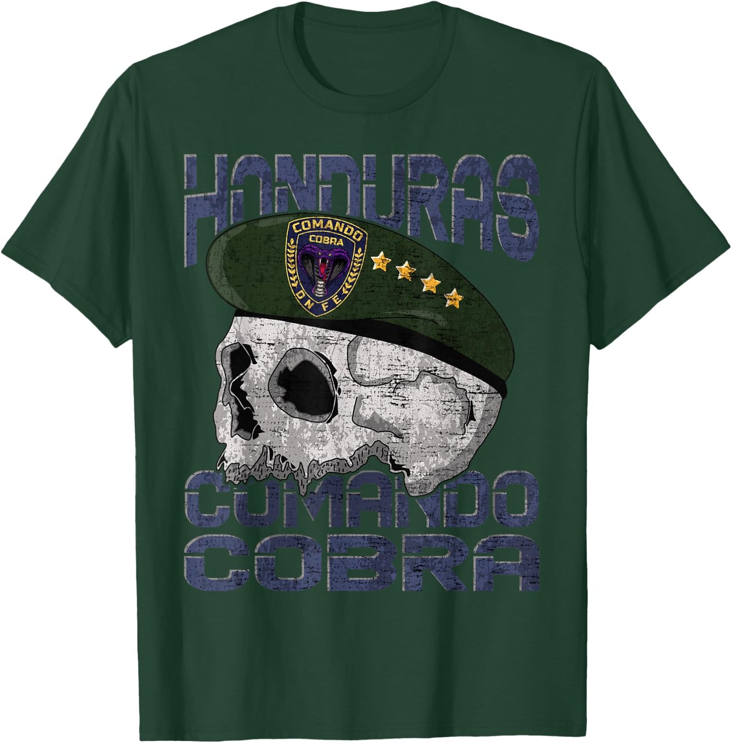 Honduran Special Force Police COBRA Honduras SWAT Army T-Shirt - T-Shirt | Forest