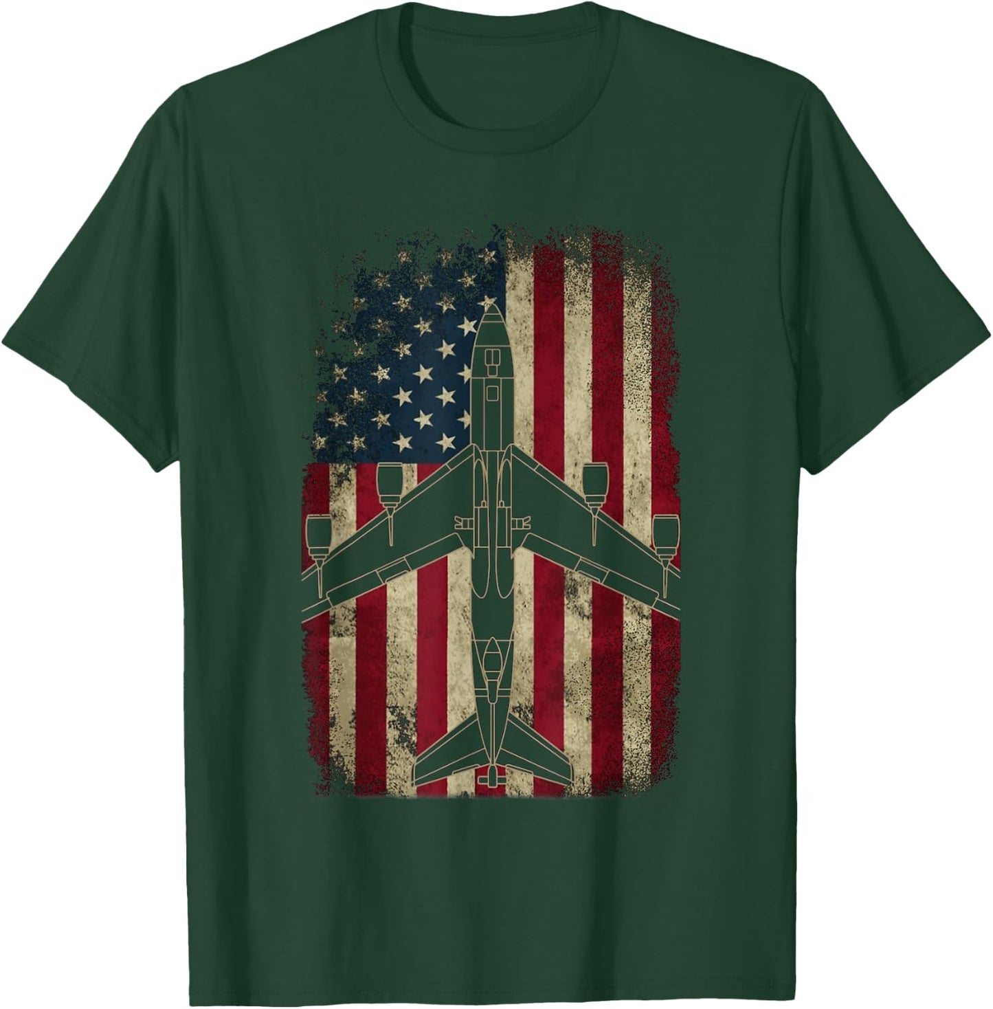Fores KC-135 STRATOTANKER WALL FLAG T-Shirt - T-Shirt | Forest
