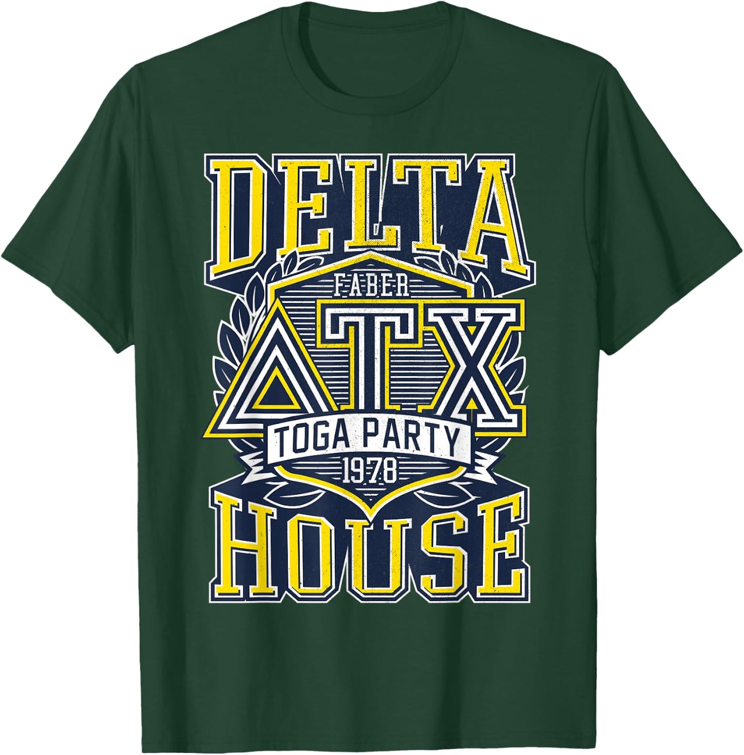 Animal House Delta House Fraternity Logo Graphic T-Shirt - T-Shirt | Forest