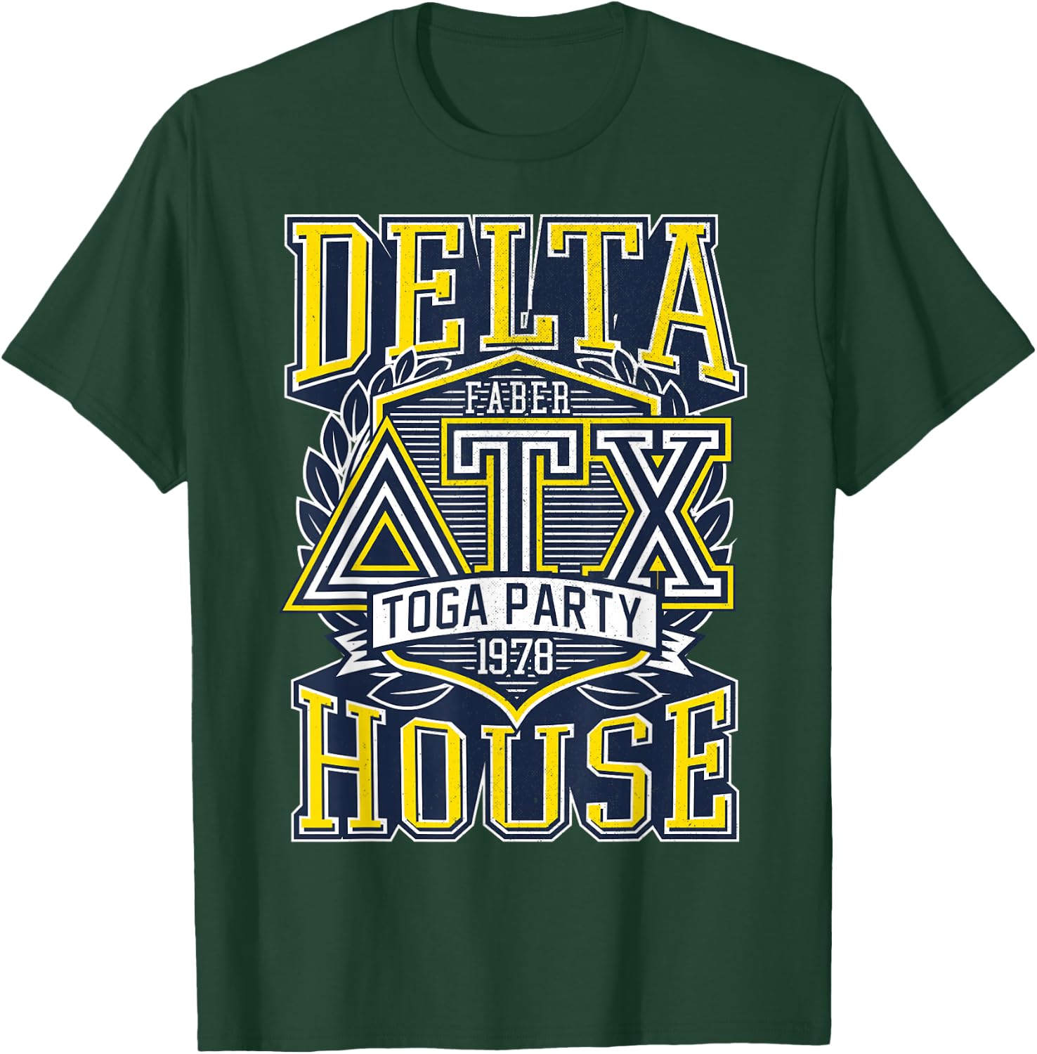 Animal House Delta House Fraternity Logo Graphic T-Shirt - T-Shirt | Forest