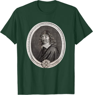René Descartes Scientist Portrait T-Shirt - T-Shirt | Forest