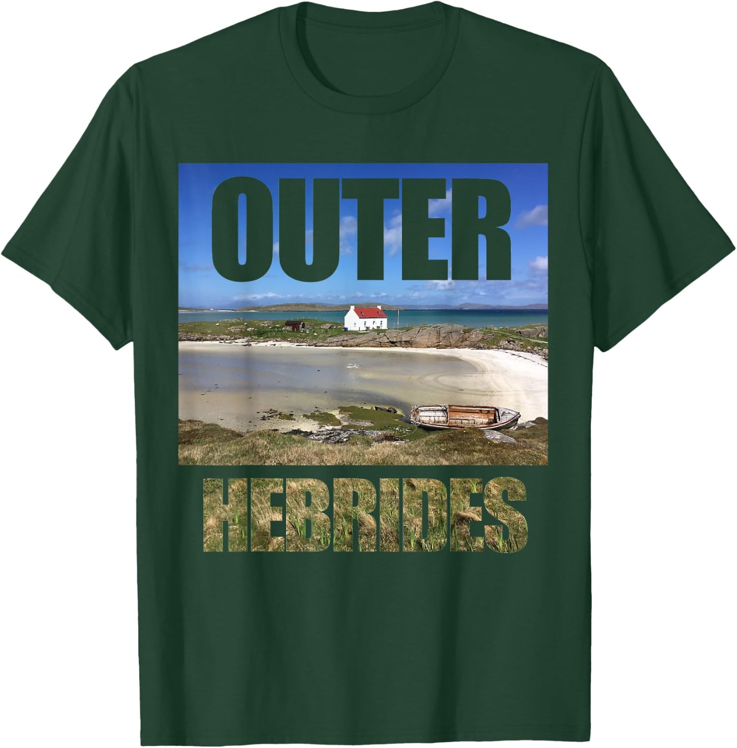 Outer Hebrides - Hebridean Way T-Shirt - T-Shirt | Forest