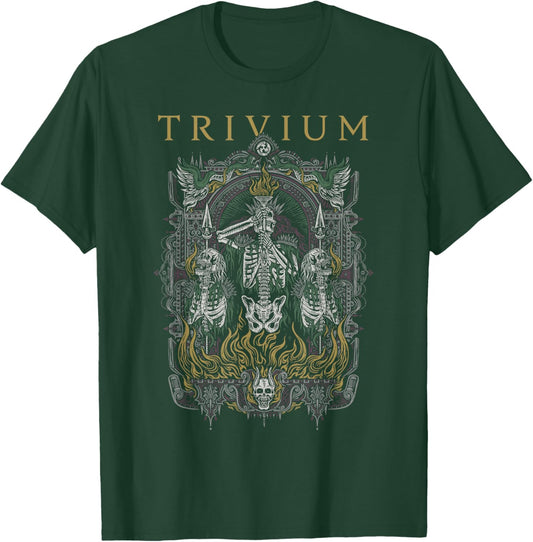 Trivium Skelly Frame T-Shirt - T-Shirt | Forest