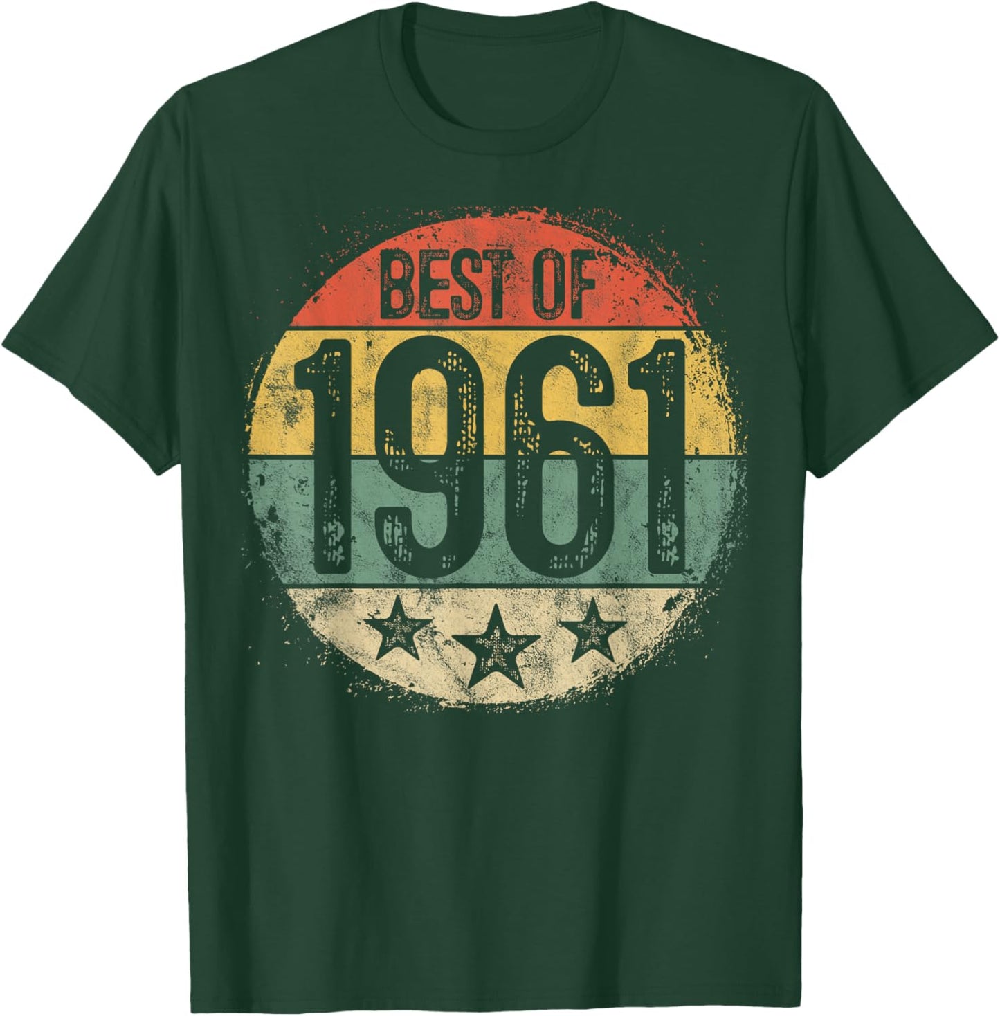 Best Of 1961 64th Birthday Gifts Women 64 Year Old T-Shirt - T-Shirt | Forest