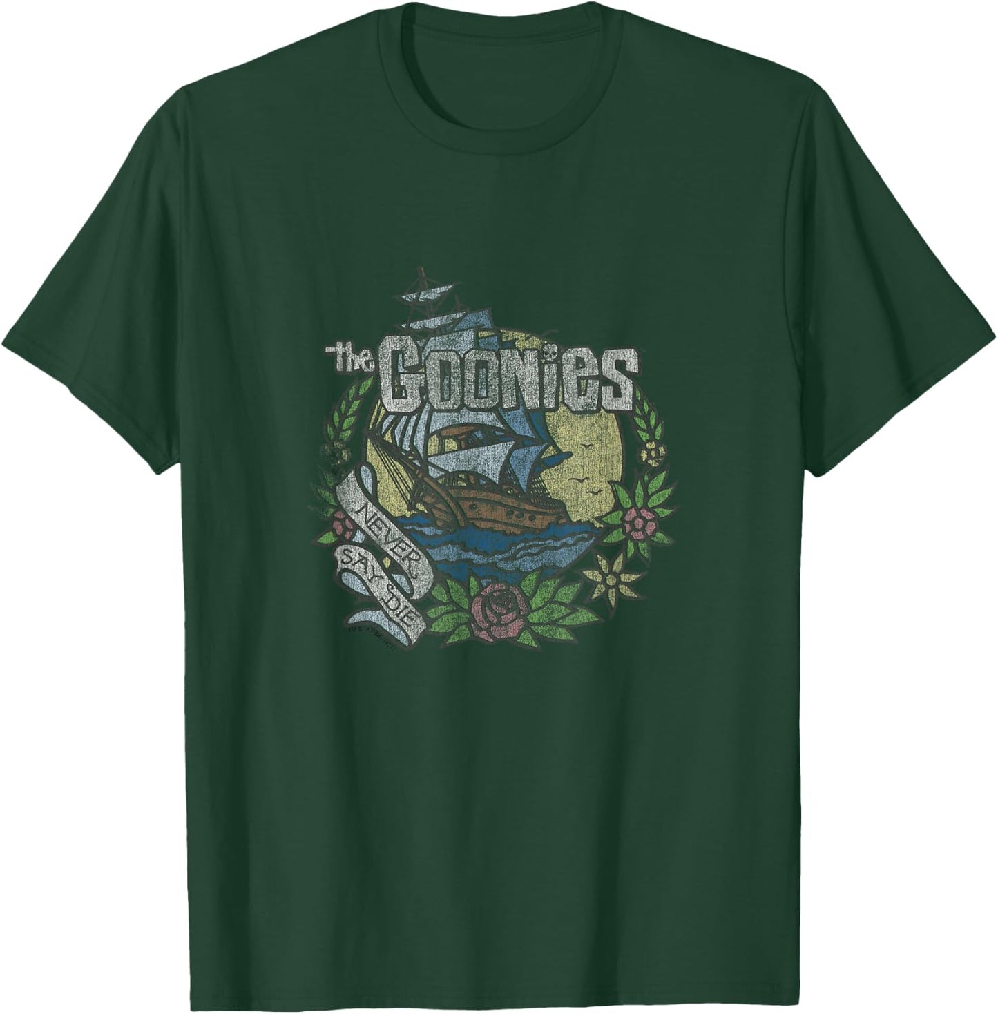 The Goonies Faded Tattoo T-Shirt - T-Shirt | Forest