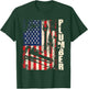 Patriotic Plumber US Flag Plumbing Handyman Pipe Fitter T-Shirt - T-Shirt | Forest