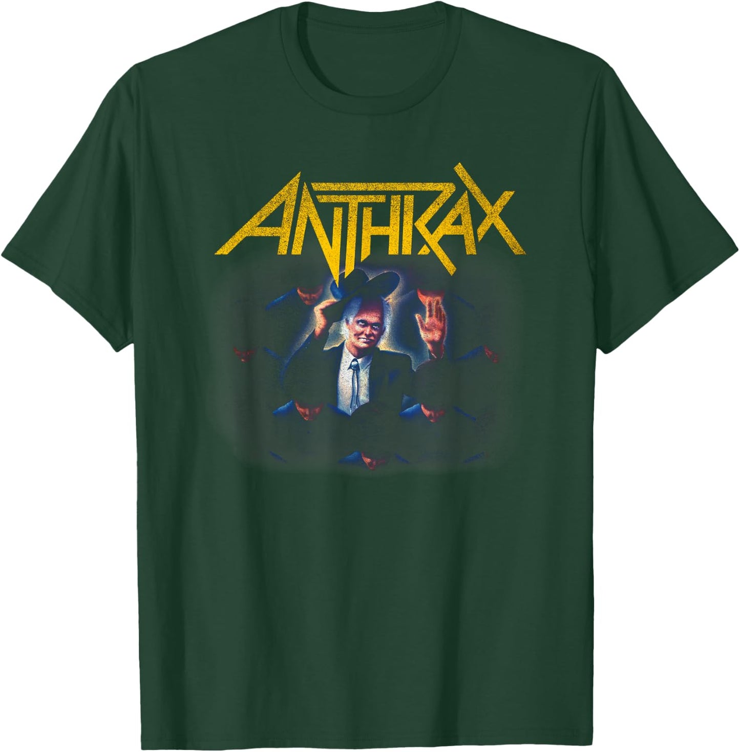 Anthrax - Among The Living 35th Follow Me Front Back Print T-Shirt - T-Shirt | Forest