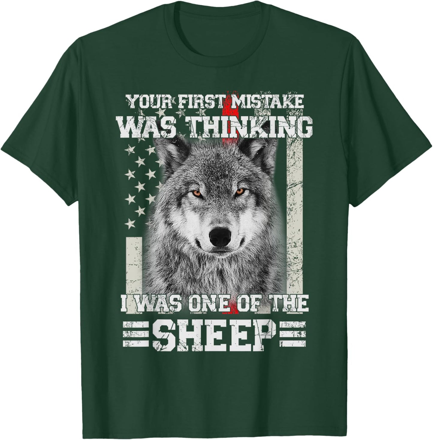 Your first mistake thinking I was one of Sheep fire fighter T-Shirt - T-Shirt | Forest