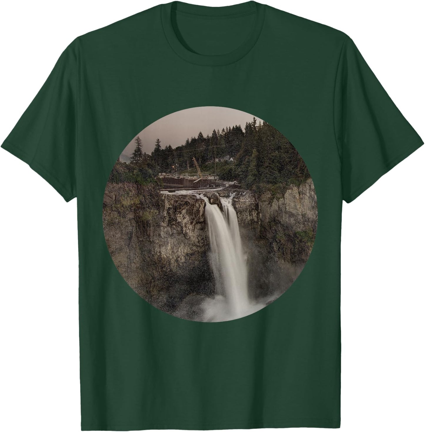 Snoqualmie Falls, Washington State T-Shirt - T-Shirt | Forest