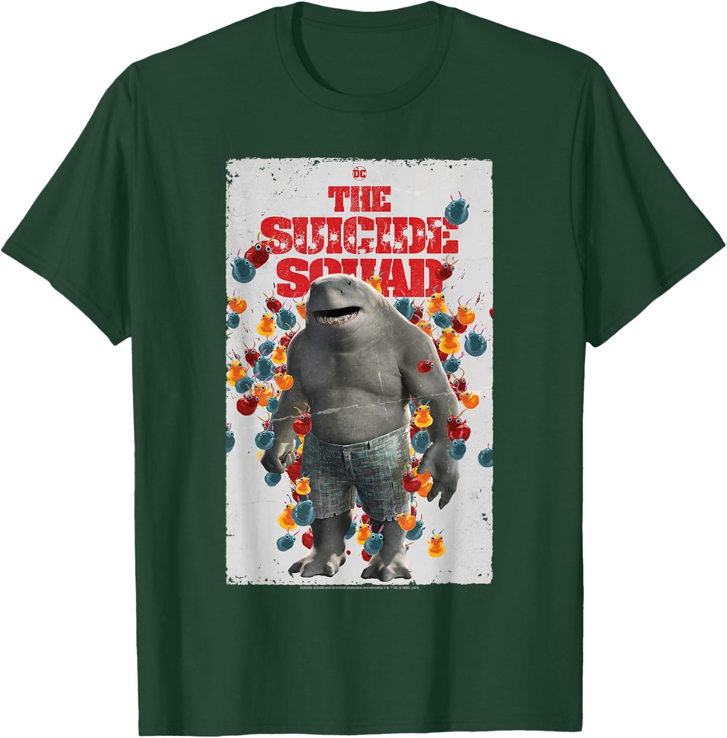 The Suicide Squad King Shark Poster T-Shirt - T-Shirt | Forest