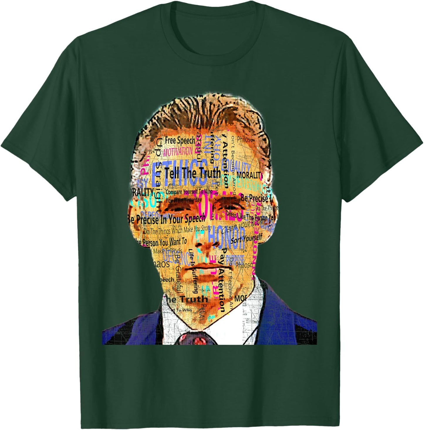 Vintage Dr Peterson Design - Word Cloud - Gift T-Shirt - T-Shirt | Forest
