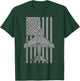 AV-8B Harrier II Airplane Vintage Flag Jet Pilot T-Shirt - T-Shirt | Forest