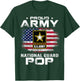 Proud Army National Guard Pop With American Flag Gift T-Shirt - T-Shirt | Forest