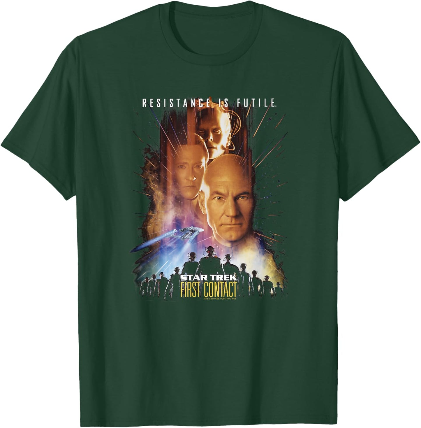 Star Trek First Contact Movie T-Shirt - T-Shirt | Forest