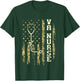 VA Nurse Camouflage American Flag Patriotic Medical Worker T-Shirt - T-Shirt | Forest