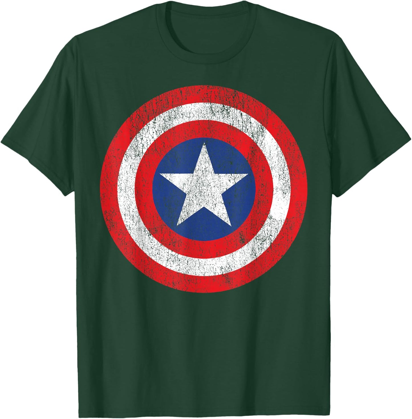 Marvel Captain America Shield Logo T-Shirt - T-Shirt | Forest