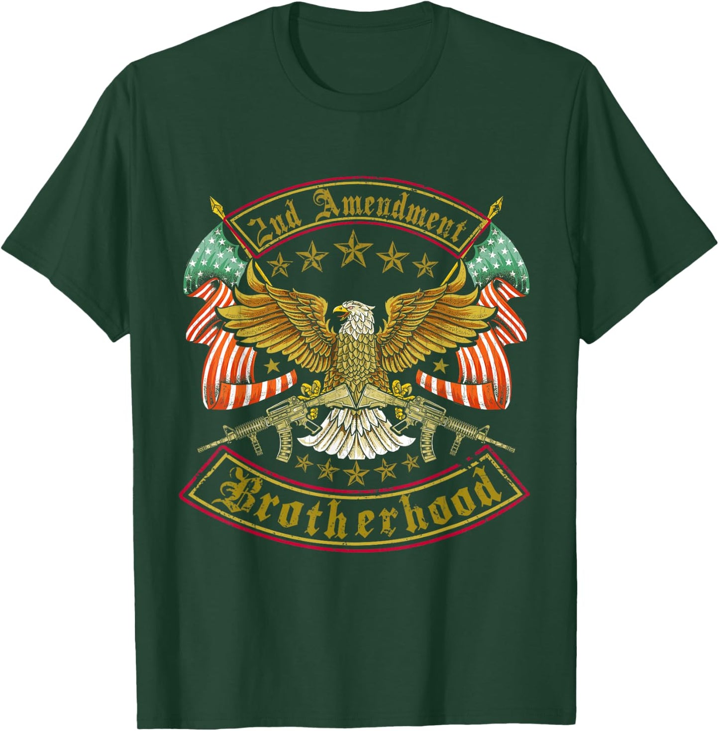 2nd Amendment Eagle Brotherhood 2020 T-Shirt - T-Shirt | Forest