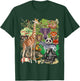 Jungle Animal Wildlife Safari Zoo Theme Forest Wild Animals T-Shirt - T-Shirt | Forest