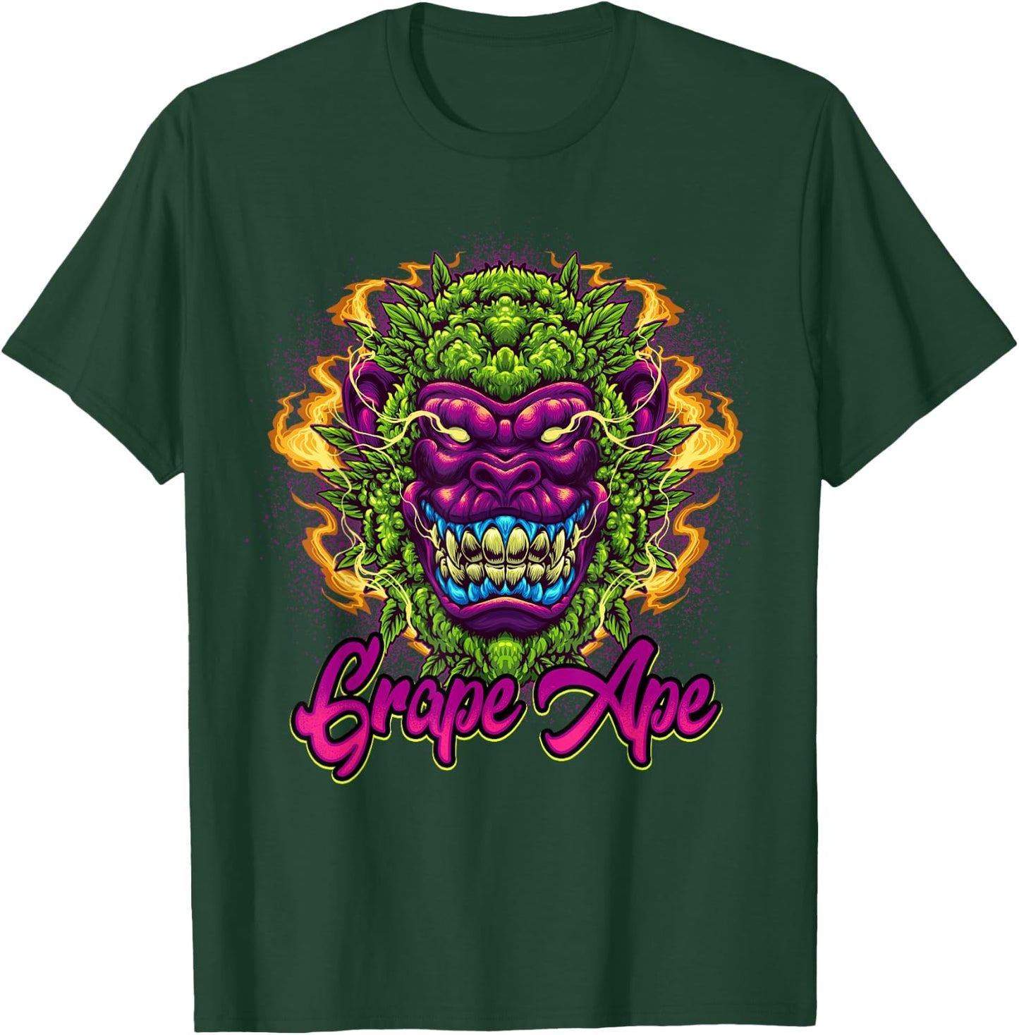 Grape Ape | Weed Strain Marijuana Pot Ganja 420 Stoner T-Shirt - T-Shirt | Forest