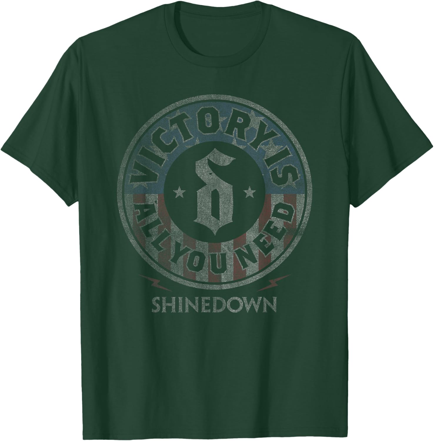 Shinedown United Seal T-Shirt - T-Shirt | Forest