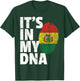 IT'S IN MY DNA Bolivian Bolivia Flag Men Women Pride Roots T-Shirt - T-Shirt | Forest