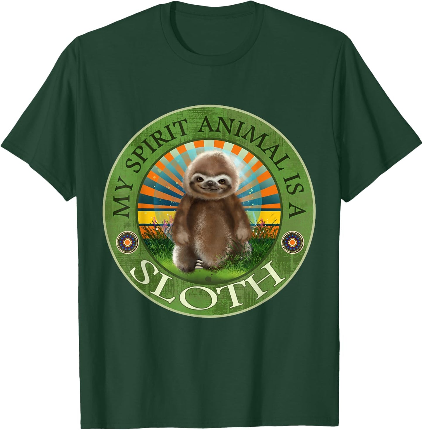 My Spirit Animal is a Sloth Nature Conservationist Lover T-Shirt - T-Shirt | Forest