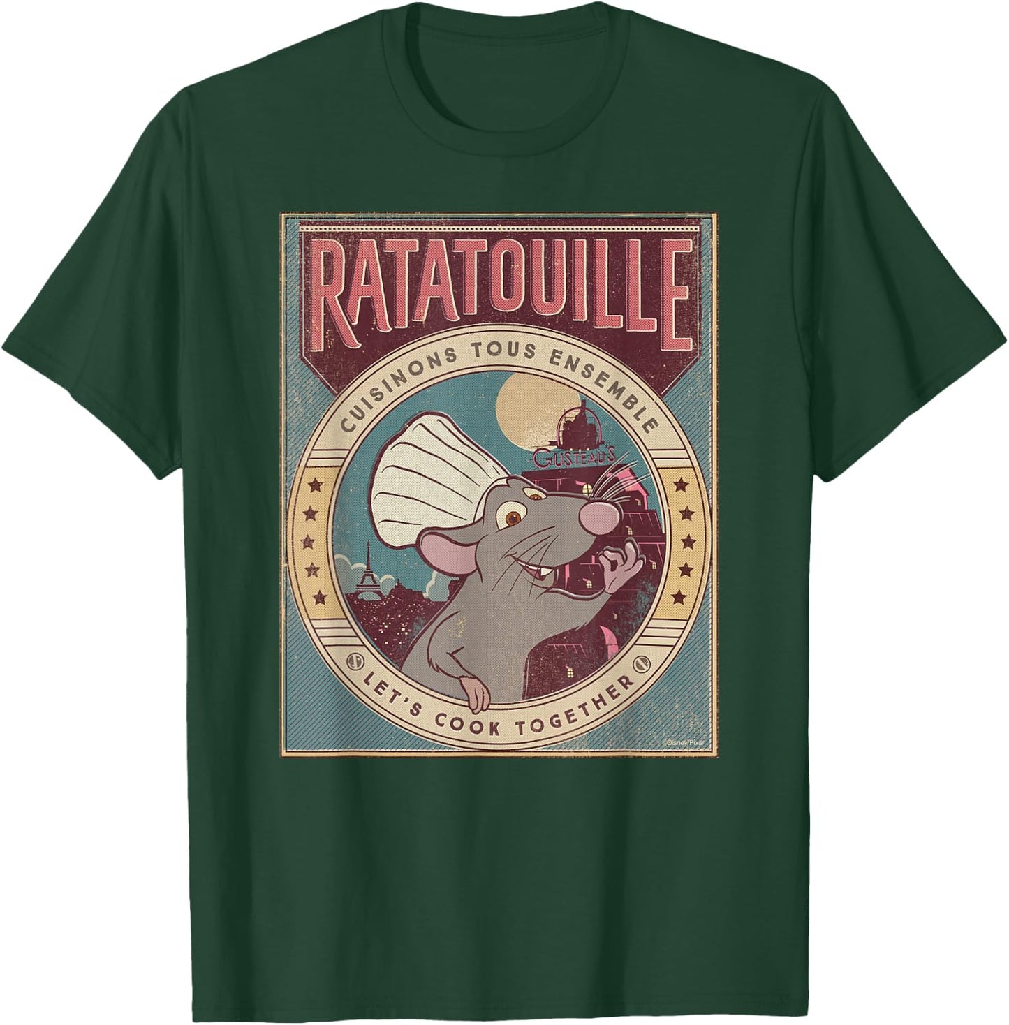 Disney and Pixar’s Ratatouille Chef Remy Let’s Cook Together T-Shirt - T-Shirt | Forest