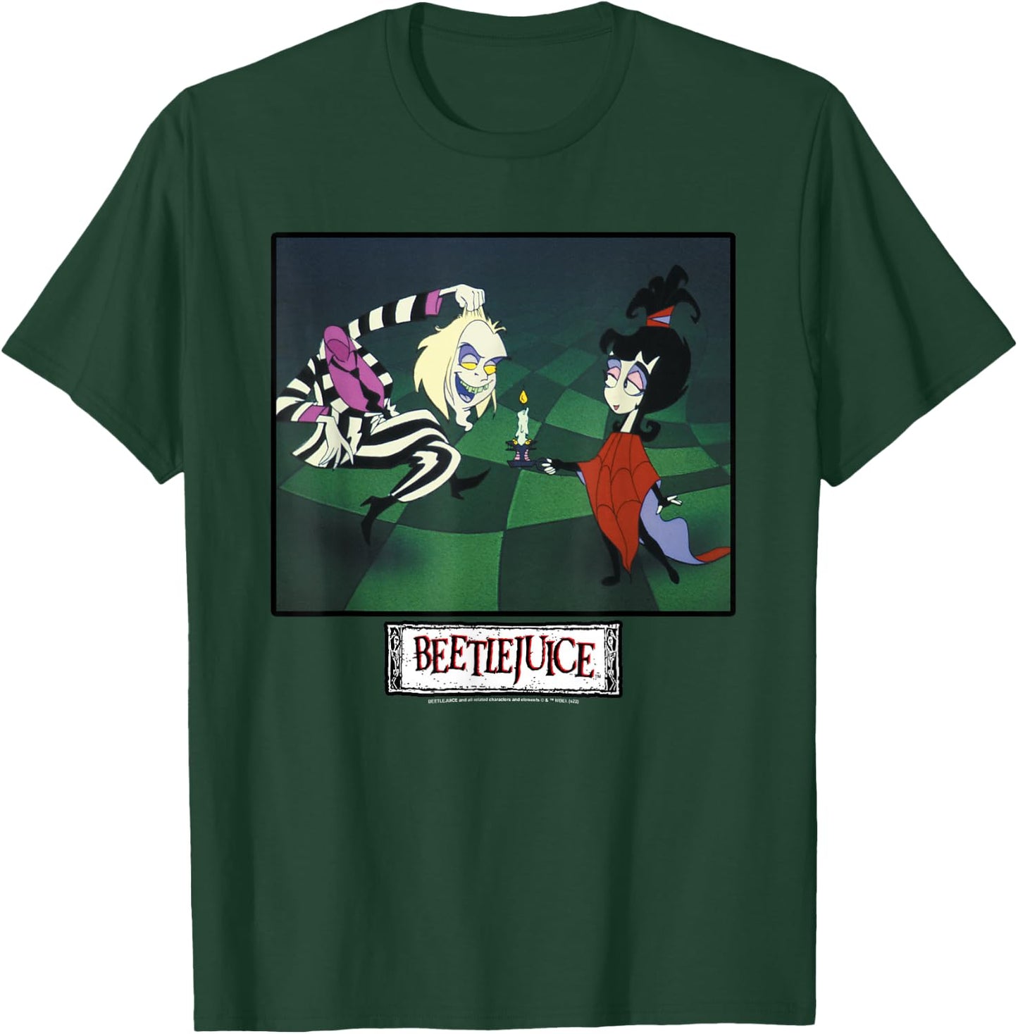 Beetlejuice and Lydia Main Show Image T-Shirt - T-Shirt | Forest