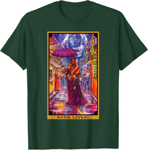 Marie Laveau Justice Tarot Card Voodoo Witch New Orleans