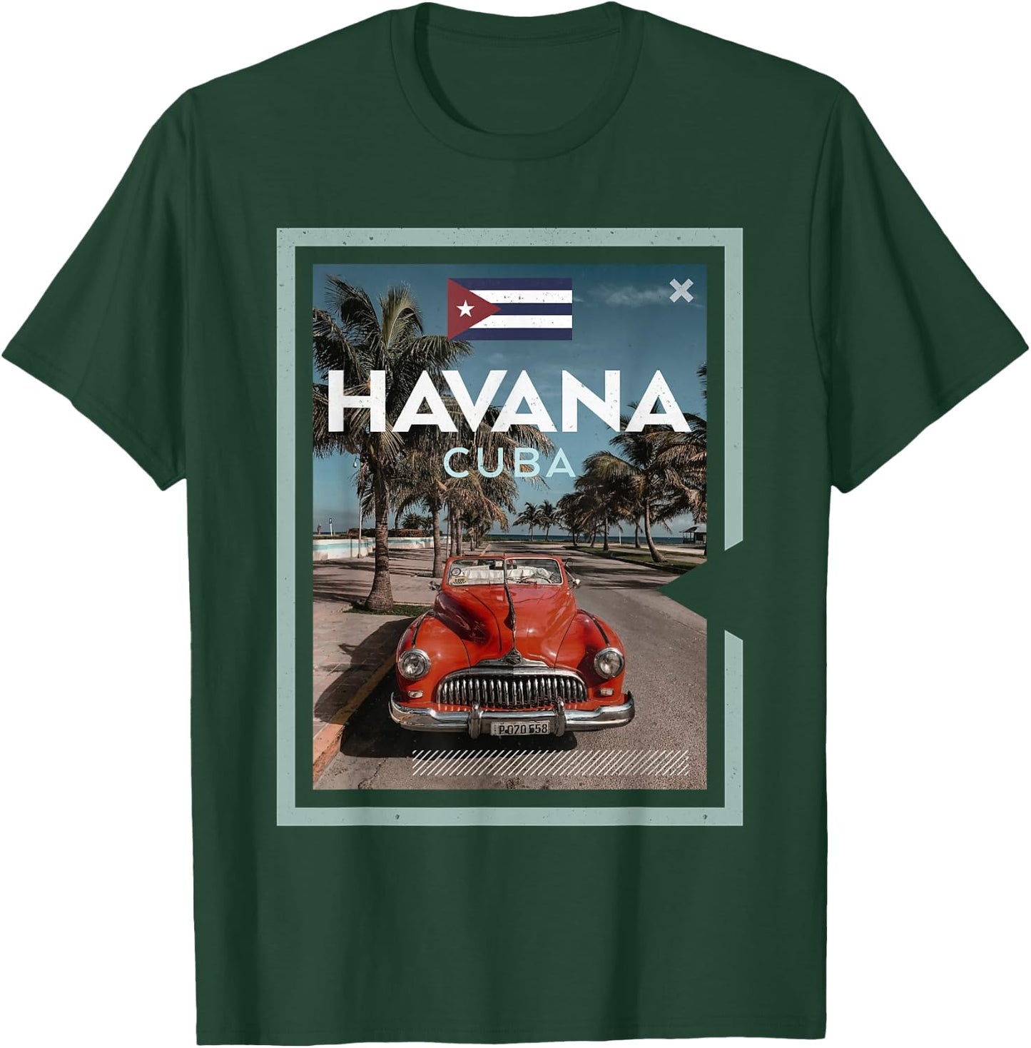 Havana, Cuba T-Shirt - T-Shirt | Forest