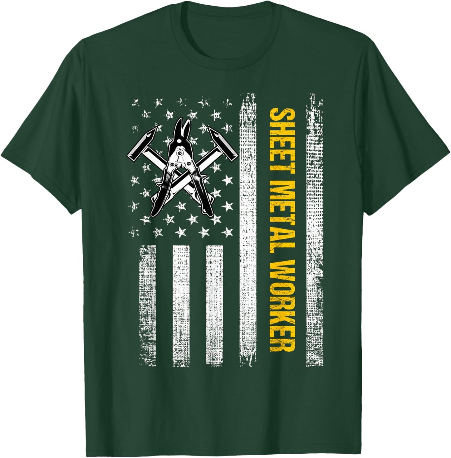 Sheet Metal Worker T-Shirt - T-Shirt | Forest