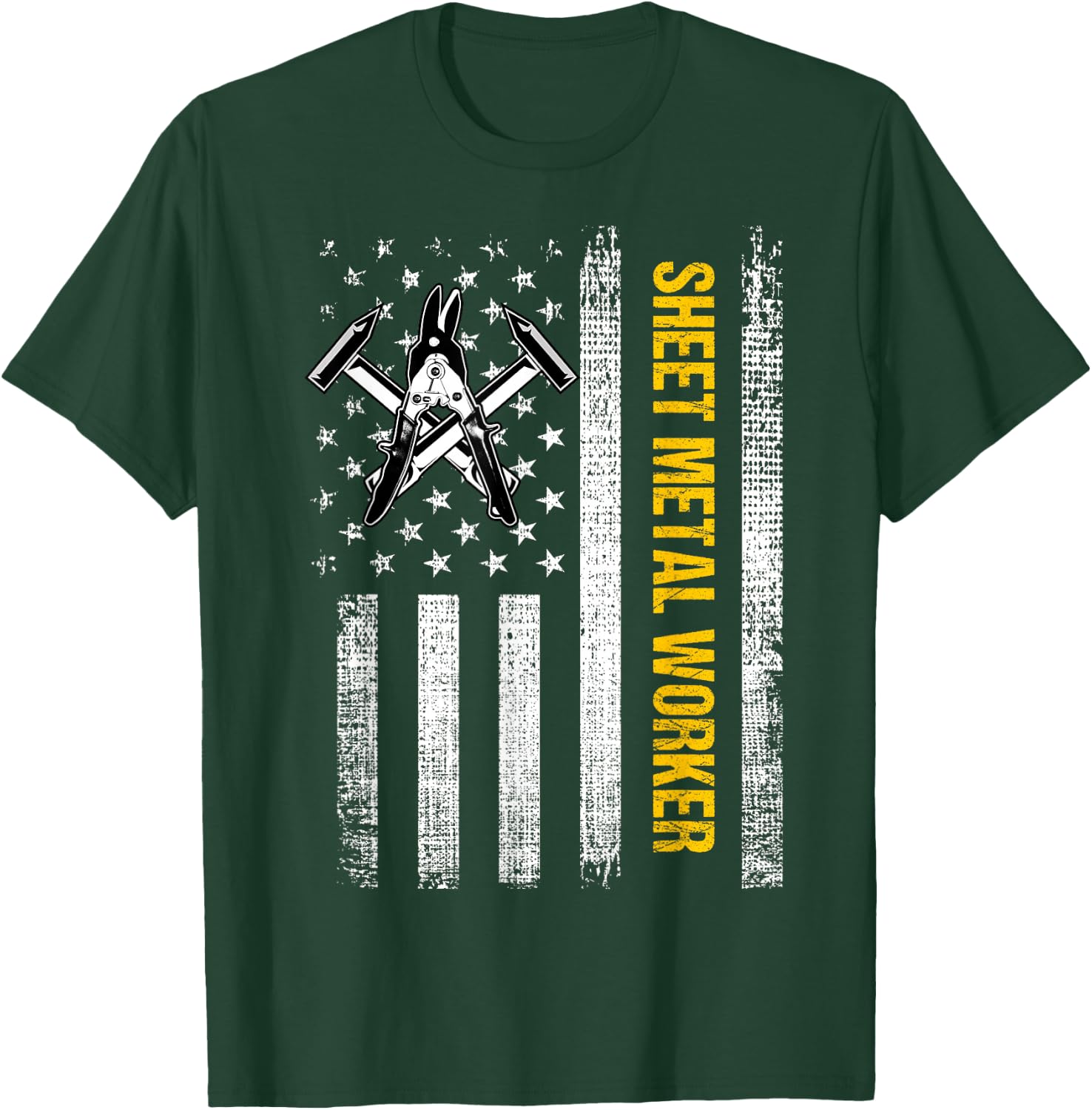 Sheet Metal Worker T-Shirt - T-Shirt | Forest