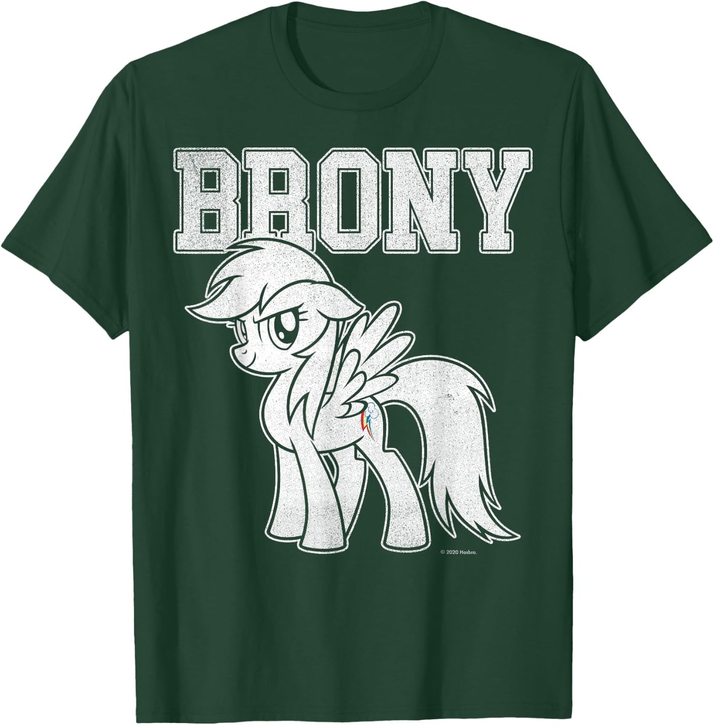 My Little Pony: Friendship is Magic Brony Collegiate Style T-Shirt - T-Shirt | Forest