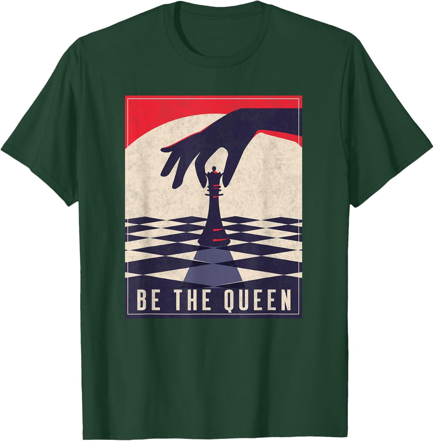 Chess Gifts for Girls Be The Queen Funny Chess Lovers T-Shirt - T-Shirt | Forest