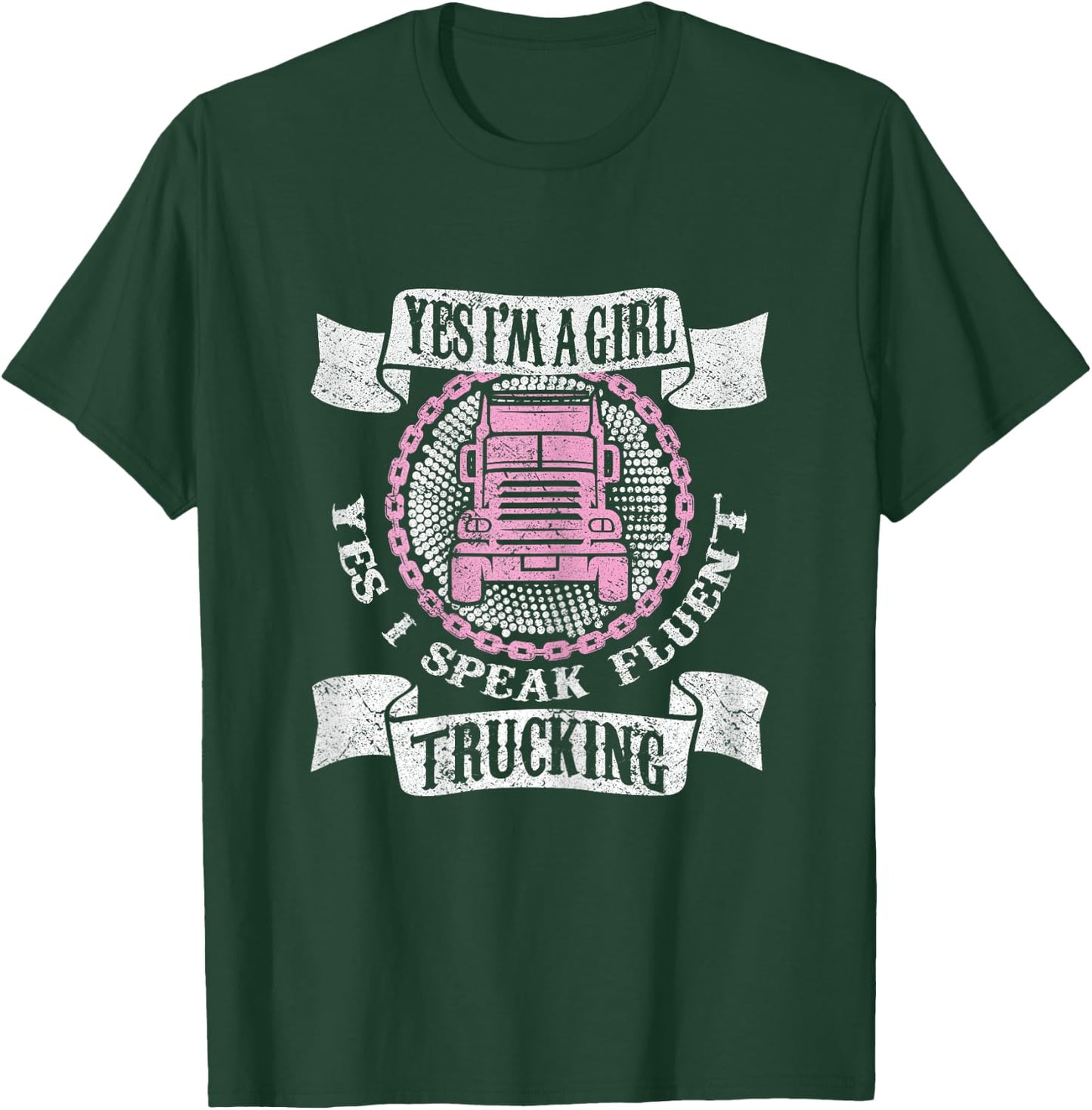 Truck Driver Humming Driver Truck Driver - Truck Driver T-Shirt - T-Shirt | Forest