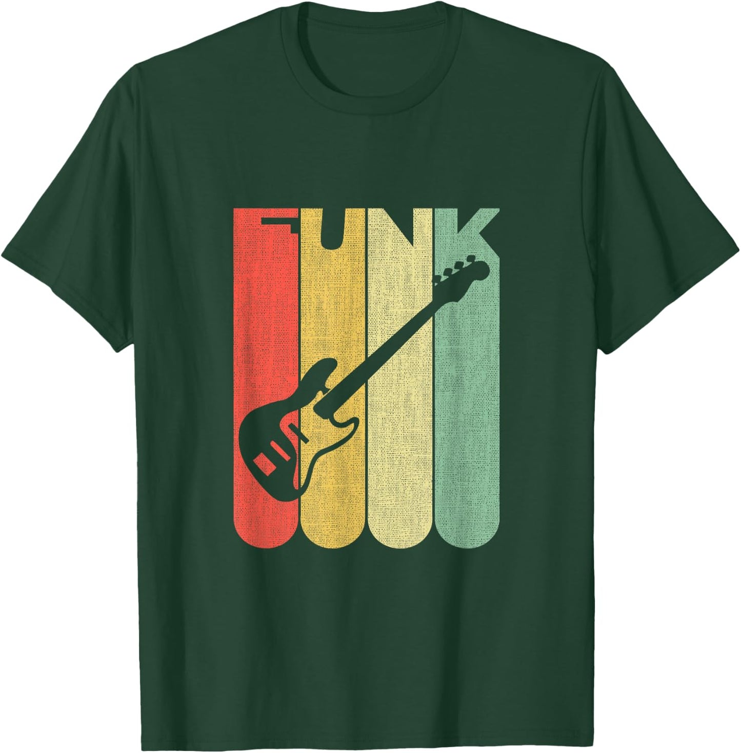 Design for Funk-Loving Musicians, Bassists T-Shirt - T-Shirt | Forest