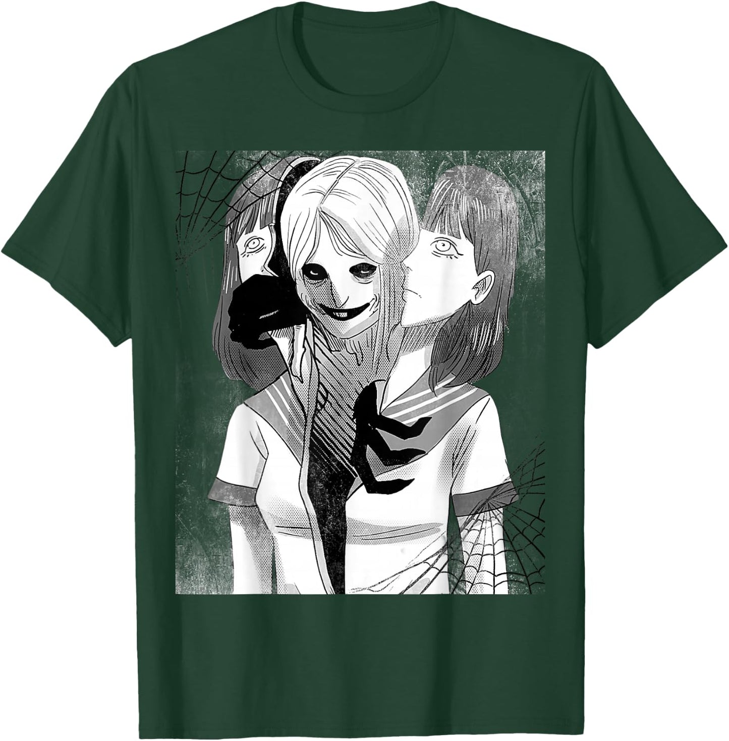 Otaku Anime Japanese Gothic Witch Occult Girl Horror Demon T-Shirt - T-Shirt | Forest