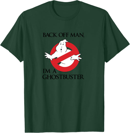 Ghostbusters Back Off Man, I'm a Ghostbuster Black Text T-Shirt - T-Shirt | Forest